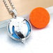 Essential Oil / Perfume Diffusing Locket Necklace - Indigo-Temple