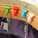 BAG INNER HOOK  KEY CLIPS (6 pcs) - Indigo-Temple