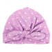 Baby Girls Polka Dot Headband - Indigo-Temple