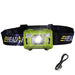 Sensor-Operated Rechargeable LED Headlamp - Indigo-Temple