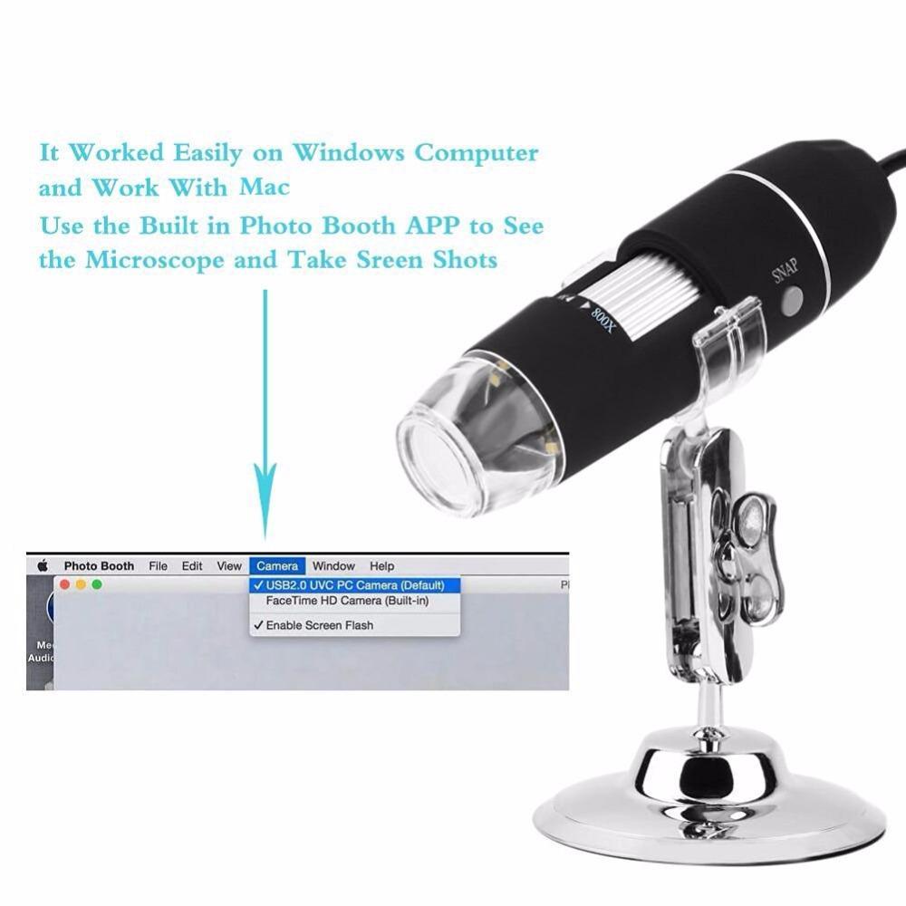 500x 800x 1000x USB Digital Microscope Camera - Indigo-Temple