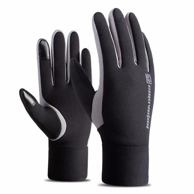 Windproof Elastic Ski Gloves - Indigo-Temple