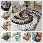 Decorative & Creative 3d Printing Carpets - Indigo-Temple