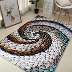 Decorative & Creative 3d Printing Carpets - Indigo-Temple