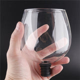 Creative Wine Glass-to-Bottle Attachment - Indigo-Temple