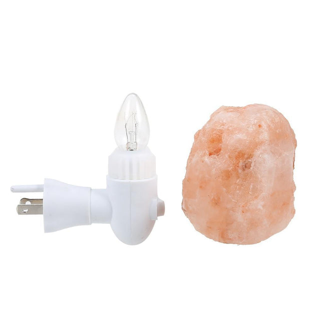 Himalayan crystal salt rock lamp - Indigo-Temple