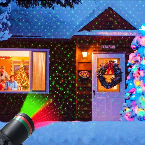 Garden Christmas Sky Star Laser Projector - Indigo-Temple