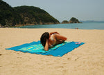 SAND-FREE Dual-Layer Beach Blanket - Indigo-Temple