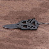 Paracord Survival knife  Bracelet - Indigo-Temple