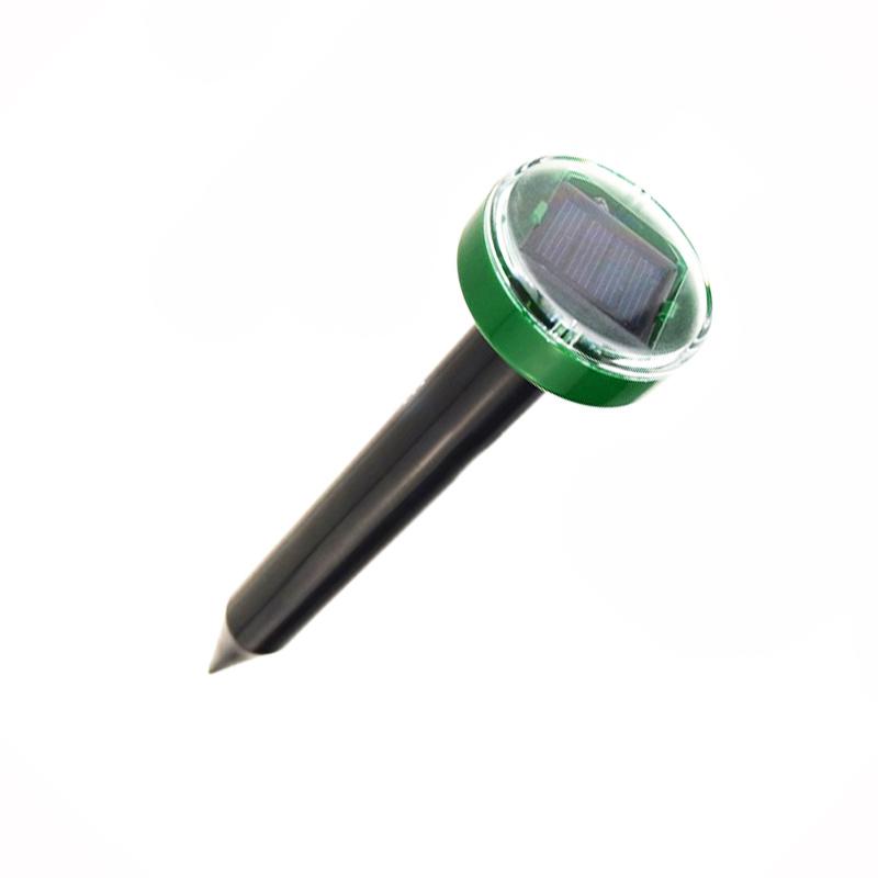 Solar-Powered Ultrasonic Garden Pest Repellent - Indigo-Temple