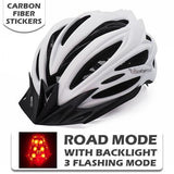 Pro Bicycle Helmets With LED Back Light - Indigo-Temple