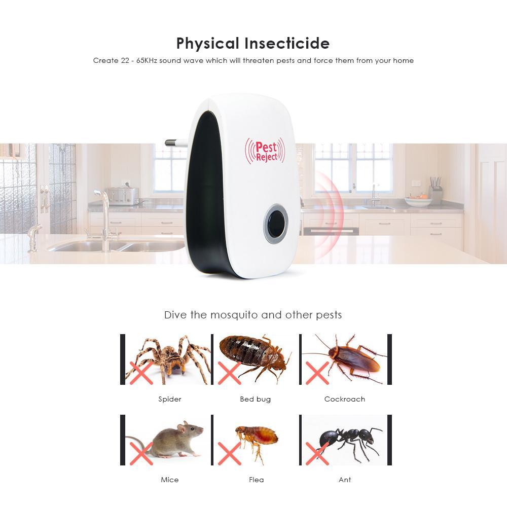 Electronic Ultrasonic Pest Repellent - Indigo-Temple