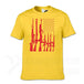 Second Amendment US Flag T-Shirt - Indigo-Temple