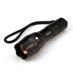 CREE XM-L2 Tactical LED Flashlight 4000 LM Zoomable - Indigo-Temple