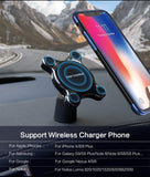 2-IN-1 Qi-Wireless Magnetic Phone Charger - Indigo-Temple