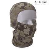 Tactical Camouflage Balaclava Mask - Indigo-Temple