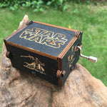 Hand-Carved Themed Music Box Collection - Indigo-Temple