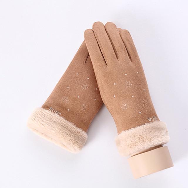Noble™ Cashmere Touch Screen Gloves with Double Thick Plush - Indigo-Temple