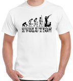Evolution Of Hunting T-Shirt - Indigo-Temple
