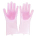 Magic Silicone Dish Washing Gloves - Indigo-Temple