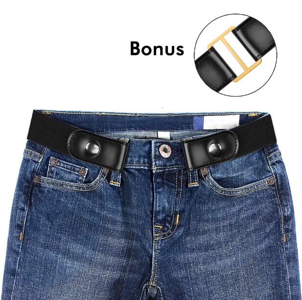 Buckle-Free Adjustable Belts - Indigo-Temple