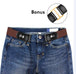 Buckle-Free Adjustable Belts - Indigo-Temple