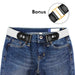 Buckle-Free Adjustable Belts - Indigo-Temple