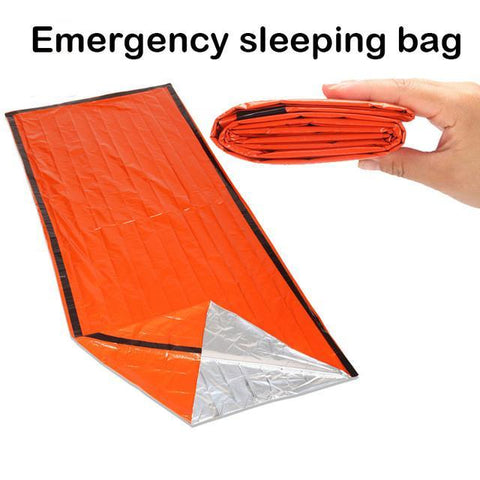 Portable Emergency Thermal Sleeping Bag - Indigo-Temple