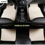Luxury Car Floor Mat 4pcs Full set (free shipping) - Indigo-Temple