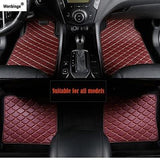 Luxury Car Floor Mat 4pcs Full set (free shipping) - Indigo-Temple