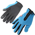 Windproof & Waterproof  Thermal Anti-slip Gloves - Indigo-Temple