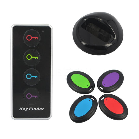 LED BEEPING KEY FINDER WITH TRACKING REMOTE DEVICE - Indigo-Temple