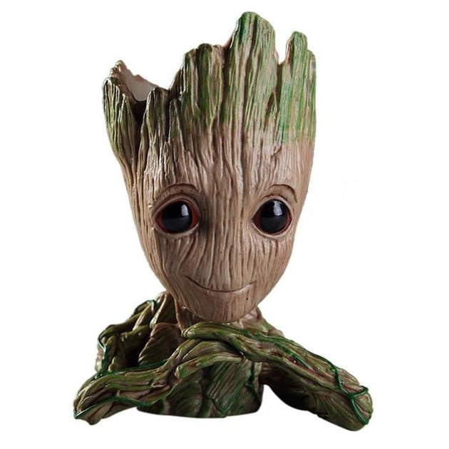 "Baby Groot" Creative Plantpot & Desk Organizer - Indigo-Temple