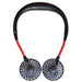 Hands-Free Dual-Wind Neckband Fan - Indigo-Temple