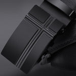 NO.ONEPAUL™ Genuine Leather Formal Fashion Men's Belt - Indigo-Temple