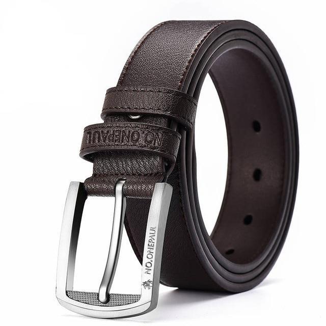 NO.ONEPAUL™ Men's Classic Genuine Leather Belt - Indigo-Temple