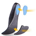 3-Point Relief and Realignment Orthopedic Insoles - Indigo-Temple