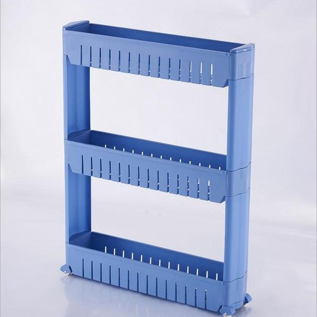 GAPRO™ 3-Tier Portable Space-Saving Storage Rack - Indigo-Temple