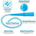 Super-Reach Flexible Anti-Clog Vacuum Hose - Indigo-Temple