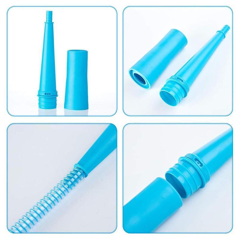 Super-Reach Flexible Anti-Clog Vacuum Hose - Indigo-Temple