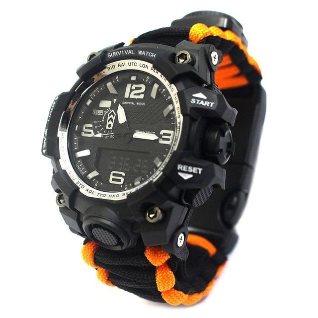 Ultimate Outdoor Survival Essentials Watch - Indigo-Temple