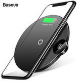Baseus™ Qi Wireless LED Display 10W Charging Pad - Indigo-Temple