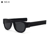 BendiShades™ Snap-Flex Polarized Unisex Sunglasses - Indigo-Temple
