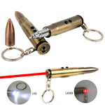 Mini 3 IN 1 LED Flashlight / Ball-point Pen/Red Laser /Key Chain - Indigo-Temple
