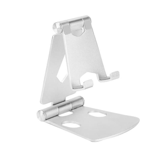 Dual-Hinge Multi-Angle Aluminum Phone/Tablet Stand - Indigo-Temple