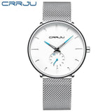 CRRJU™ Unisex Casual Ultra-Slim Watch - Indigo-Temple