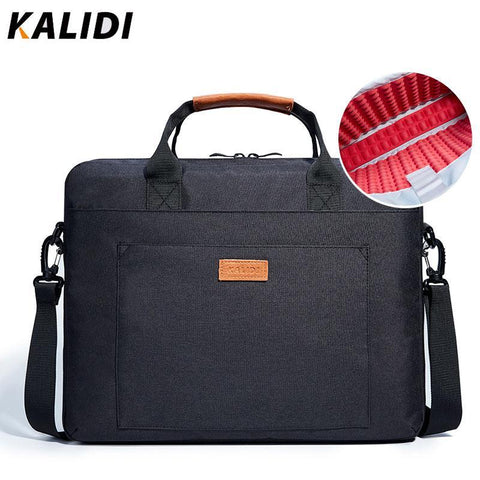 KALIDI™ Shockproof Foam and Canvas Laptop Bag - Indigo-Temple