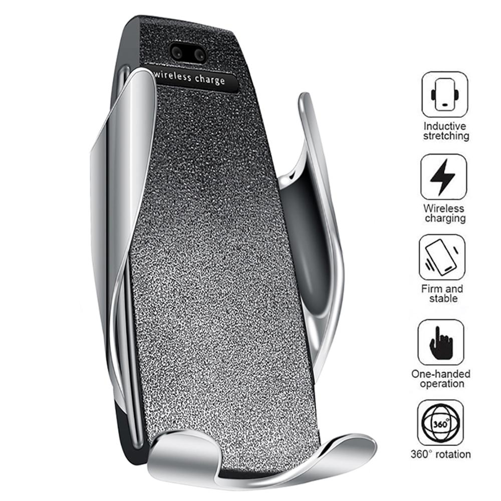 Electric-Auto Grip Phone Cradle and Qi Wireless Charger - Indigo-Temple