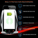 Electric-Auto Grip Phone Cradle and Qi Wireless Charger - Indigo-Temple