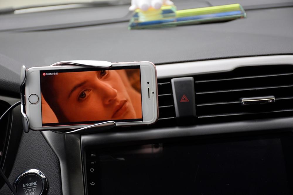 Electric-Auto Grip Phone Cradle and Qi Wireless Charger - Indigo-Temple